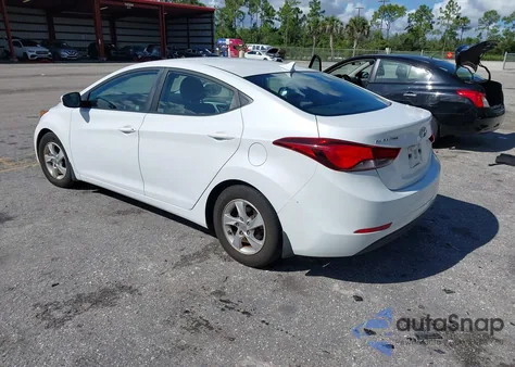 2015 Hyundai Elantra Se from USA, damaged, VIN 5NPDH4AE5FH585228